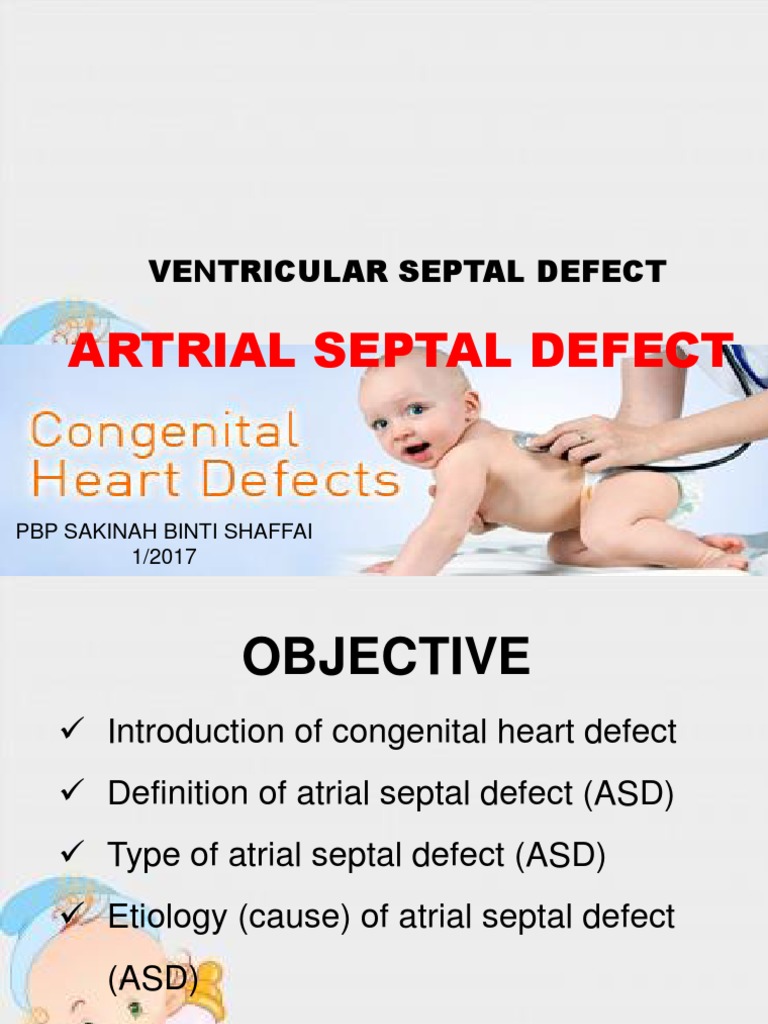 Congenital Heart Disease - ASD | PDF | Congenital Heart Defect | Atrium ...