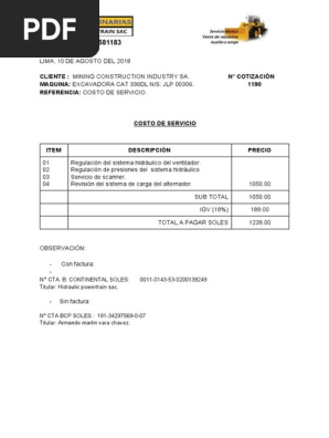 Servicio Cat 330DL PDF | PDF Servicio Cat 330DL PDF | PDF