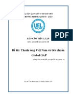 Bài tiểu luân KTQT - Tìm hiểu về Global Gap