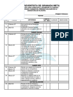 Lista de Chequeo de Filo 10º y 11º 1er Periodo