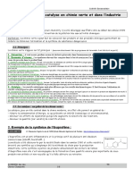 Catalyse Et Chimie Verte