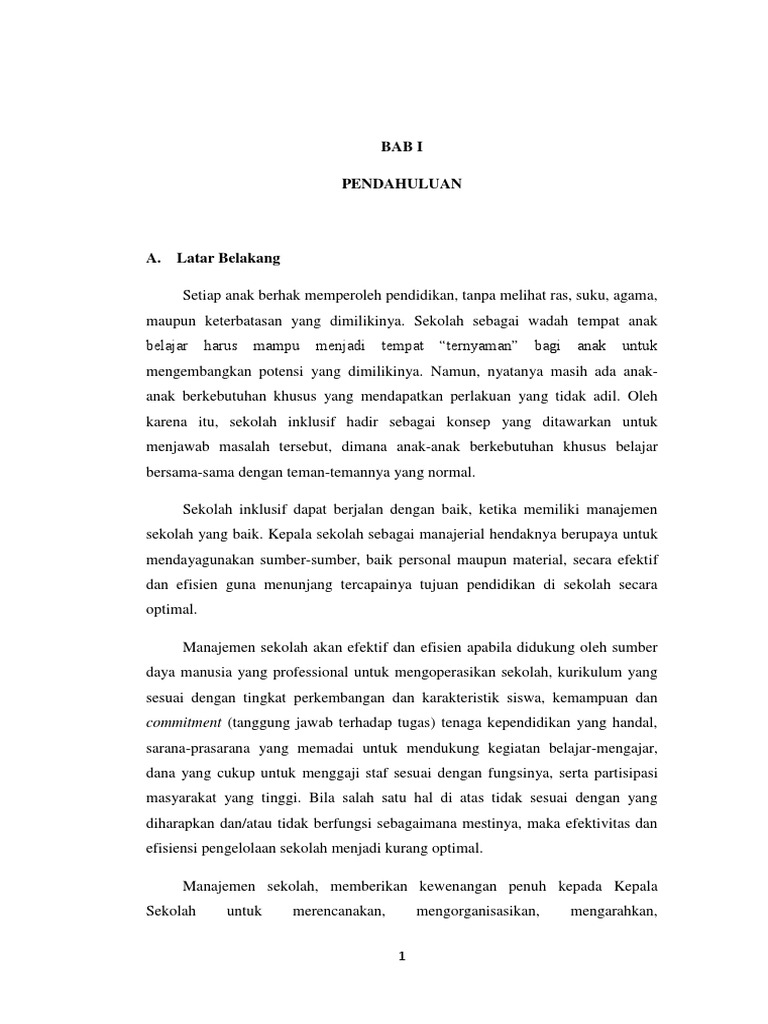 Makalah Abk Vita Manajemen Sekolah Inklusif