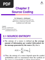 Ch. 2 Source Coding-Ppt1 PDF