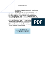 Formula de Correlación