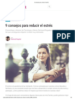 9 Consejos para Reducir El Estrés