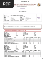 Student Result: Session: 2017-18 (REGULAR) Semesters: 3,4 Result: CP (0), PASS Marks: 969/1400