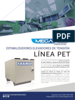 Estabilizadores elevadores de tensión PET 3-165kVA