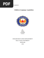 Children Language Acquisition