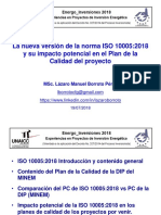 P08 Impacto ISO 10005.2018 en PC Proyecto