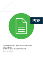 Unitedhealthcare High Deductible Health Plan (HDHP) Summary Plan Description (SPD)