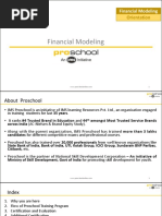 Financial Modeling - Goal Setting