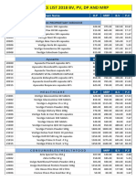 New Price List 2018 Bv-3