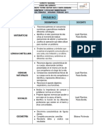 Desempeños Bimestrales Segundo Periodo 2019