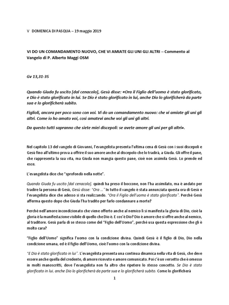 Alberto Maggi Commento Al Vangelo Di Oggi