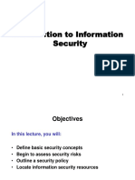 Introduction To Information Security