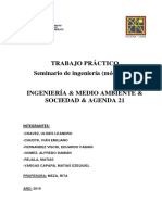 Ingeniería, Medio Ambiente y Sociedad. Agenda 21