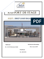 Rapport de Stage DHCP Failover