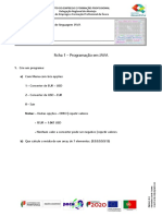 FT Java Ficha01 Programacao