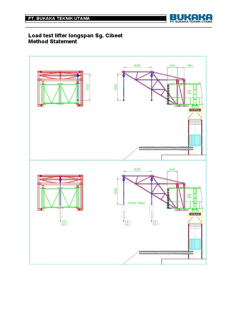 Load Test Lifter Method Of Statement Pdf