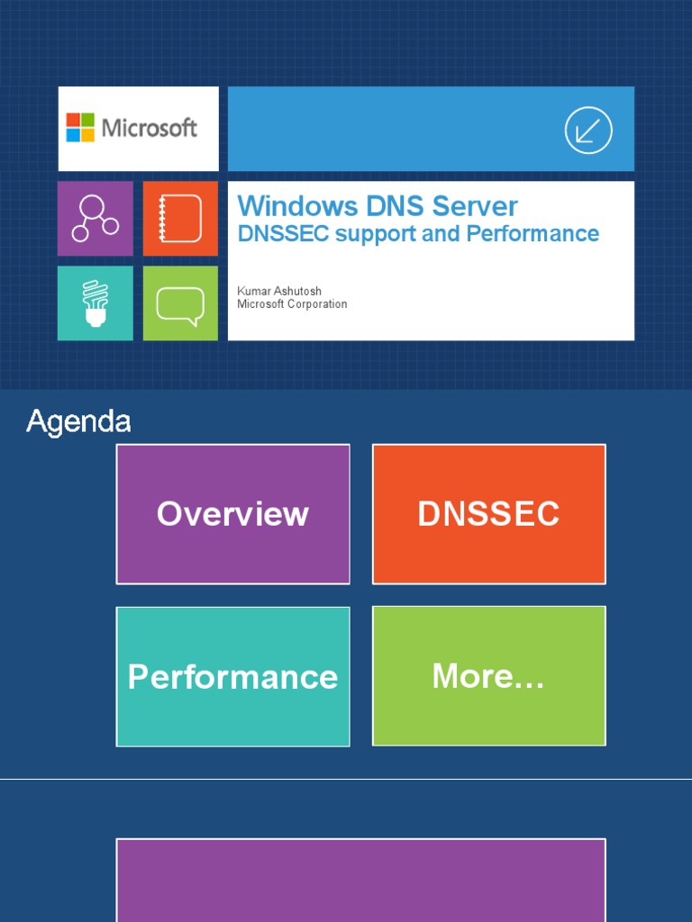 Windows DNS Server: DNSSEC Performance | PDF | Internet Protocols ...