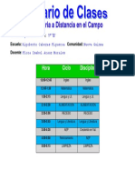 Horario de Clases