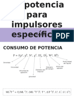 Correlaciones de Potencia para Impulsores Específicos