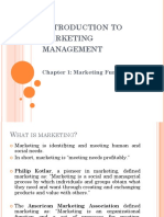 Ntroduction To Marketing Management