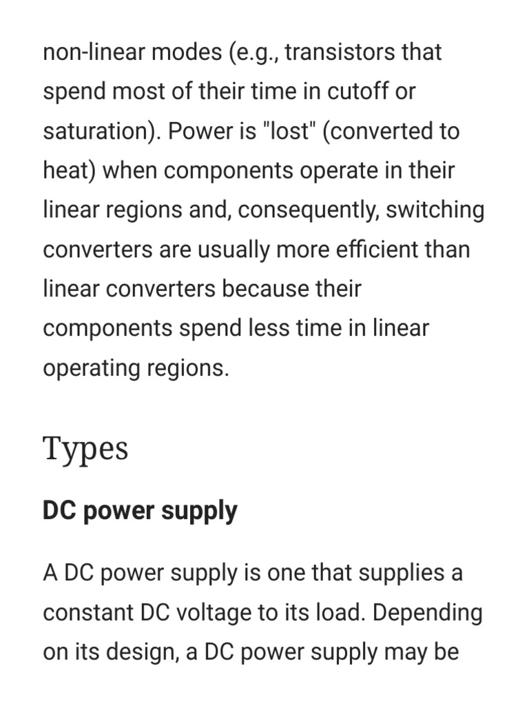 An InDepth Look at Different Types of Power Supplies, Their
