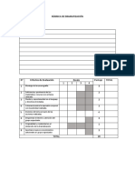 Evaluación Rúbrica de Dramatización