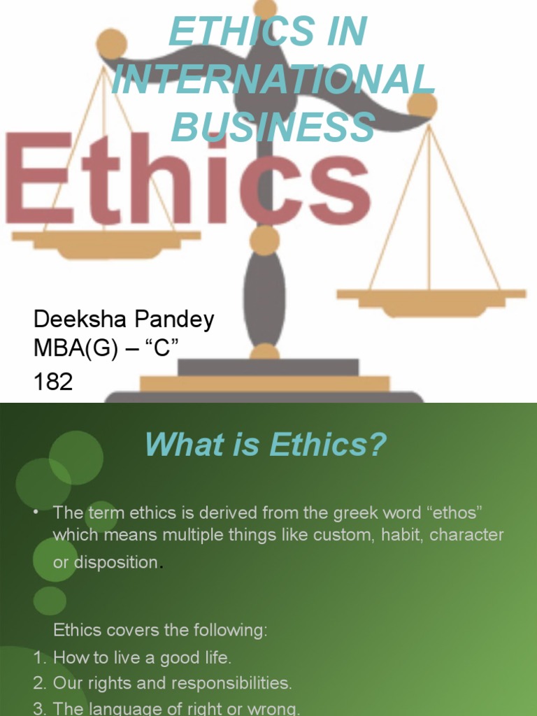 Business Ethics | PDF