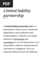 Limited Liability Partnership - Wikipedia PDF