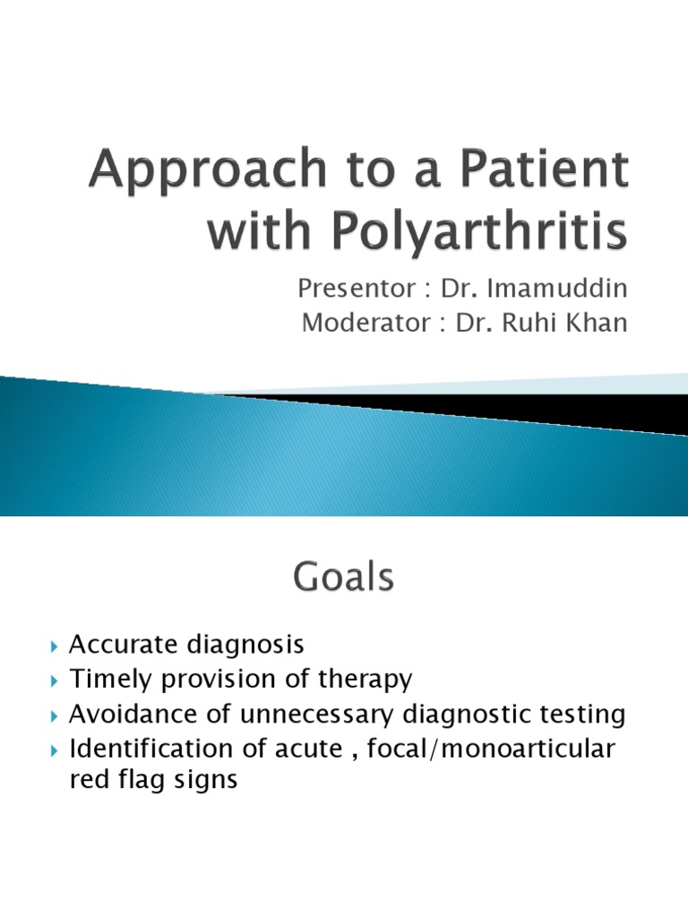 Approaches to Polyarthritis Diagnosis | PDF | Arthritis | Osteoarthritis