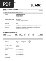 MSDS Hydrocide 600, 700b - Msds