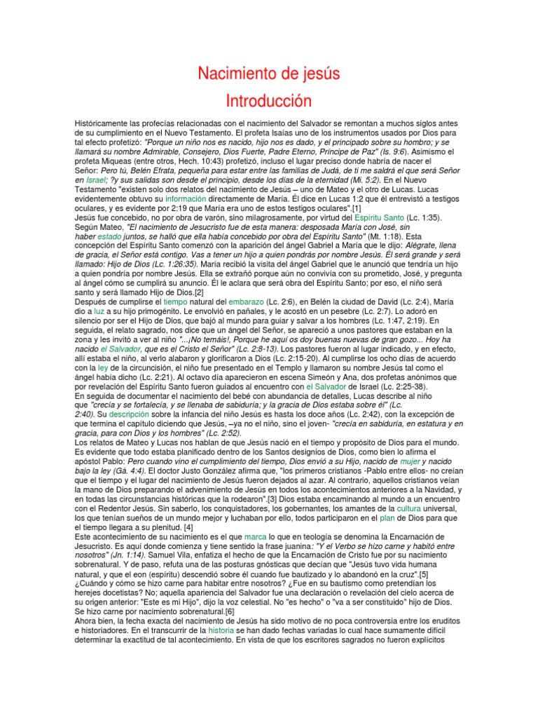Nacimiento de Jesús: Profecías y Contexto | PDF | Herodes el grande ...