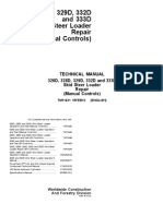 John Deere 326D, 328D, 329D, 332D, 333D Skid Steer Loader Technical Service Repair Manual