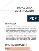 Etapas de La Constuccion