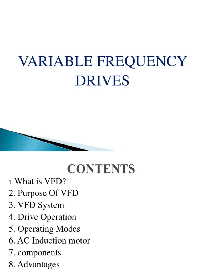 Understanding Variable Frequency Drives | PDF | Computers