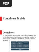 Containers & Vms