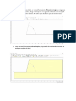 Luego Se Toma La Herramienta Draw Polyline y Ingresando Las Coordenadas Restantes Se Arma Por Completo El Talud