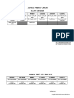 Jadwal Piket BP Umum Bulan Mei 2019 Senin Selasa Rabu Kamis Jumat Sabtu