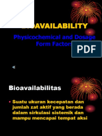 Bioavailability: Physicochemical and Dosage Form Factors