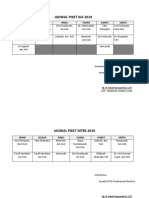 Jadwal Piket Kia 2019