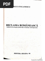 Reclama Romaneasca - Olga Balanescu