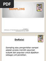 Sampling Lemeshow