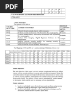 IV Year I Semester L T P C Subject Code: 4 0 0 3 Cryptography and Network Security Syllabus