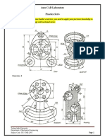 Auto CAD Lab Practice Set 6