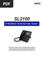 IP Multiline Terminal User Guide