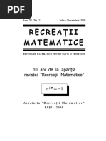 Recreatii Matematice