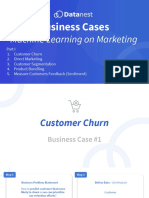 Business Cases - Machine Learning on Marketing