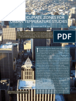 OKE, 2012 - Climate zones for urban temperature studies